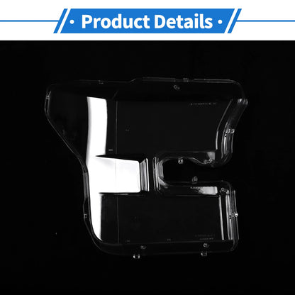 Car Front Left Headlight Lens Cover for Ford F-150 (2015-2017)