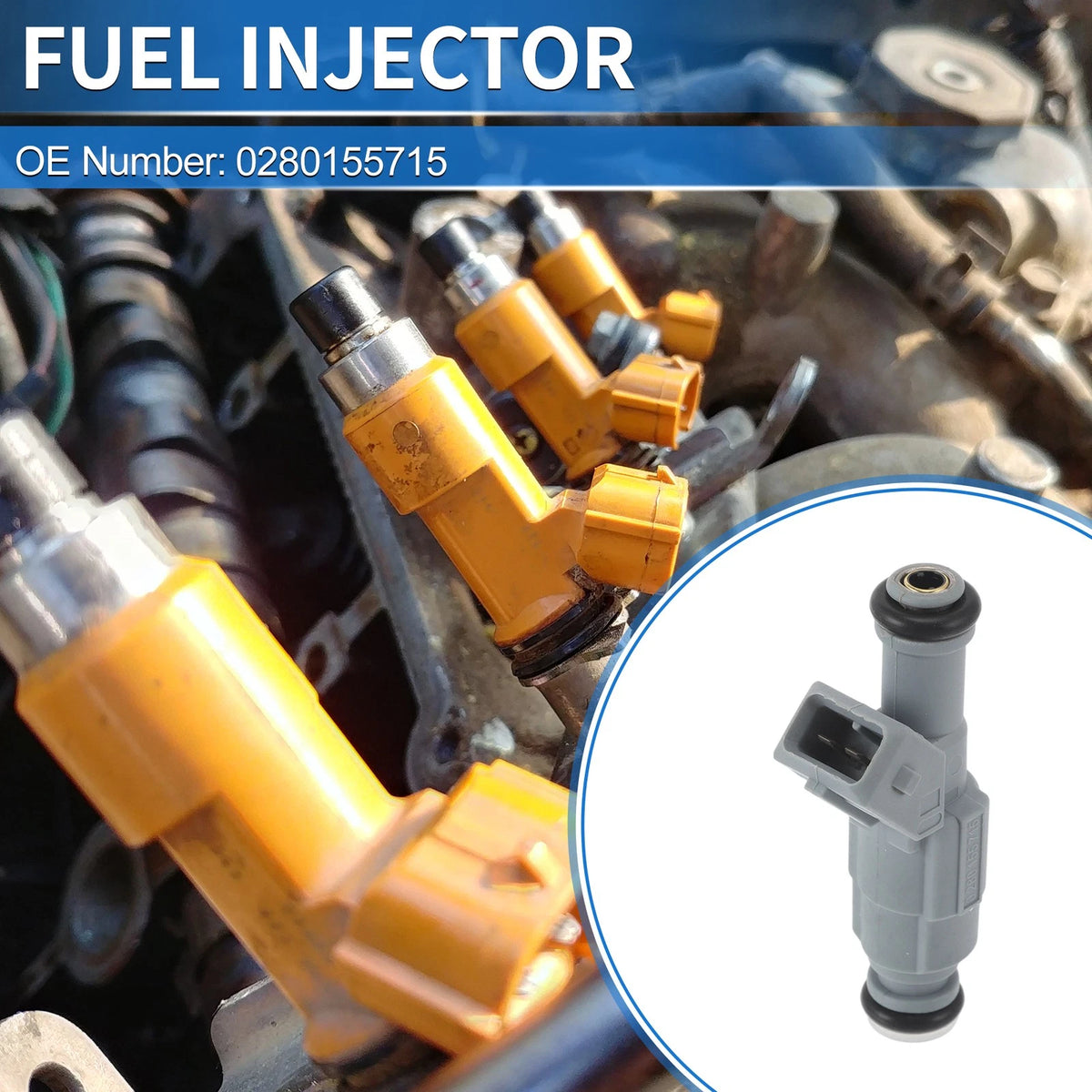 Fuel Injector for Dodge Ram 1500 2500 3500 5.2L 5.9L