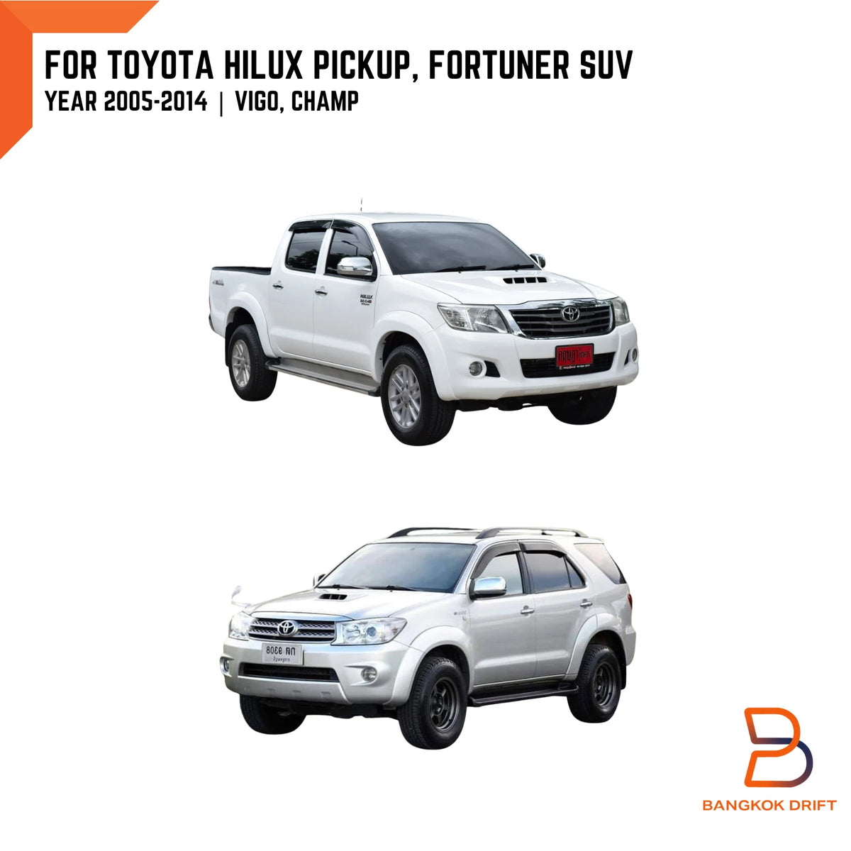 Dome Light for Toyota Hilux Fortuner Corolla RAV4 (2005-2023)
