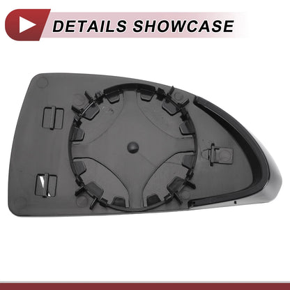 Left Driver Side Mirror Glass Replacement for Chevrolet Impala (2006-2013)