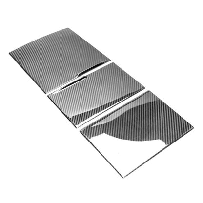 Real Gloss Carbon Fiber Console Panel Cover Trim for Tesla Model 3 2023-2024