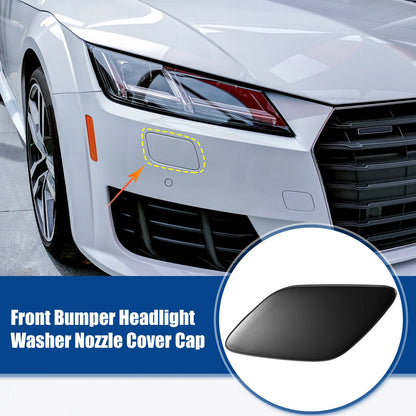 Bumper Headlight Washer Nozzle Cover for BMW 328i (2012-2015) Black