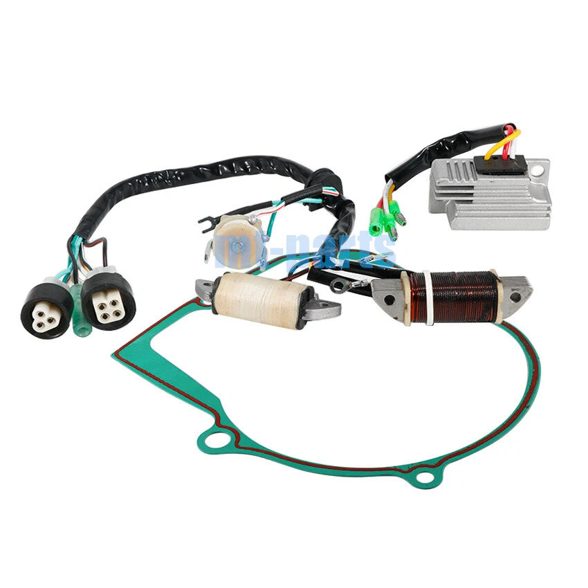 Magneto Stator Coil & Regulator Rectifier Gasket for Yamaha YFM100 (1987-1988)