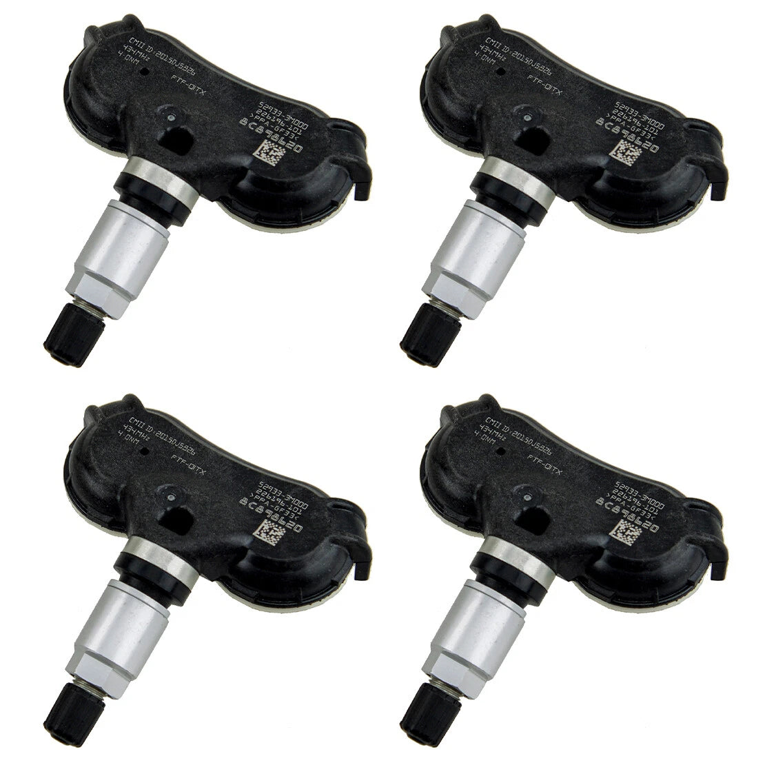 4 x TPMS Tire Pressure Monitor Sensors for Hyundai Genesis, Ix35 (2010-2016)
