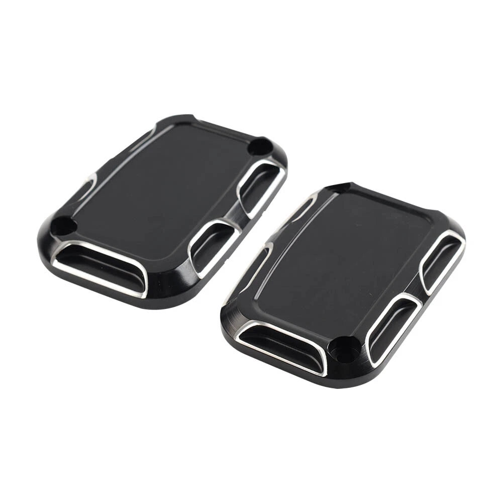 Front Brake Master Cylinder Covers for Harley Street Glide, Road King, V-Rod
