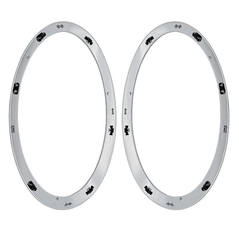 Headlight Trim Ring Set 2 x for Mini Cooper F55 F56 F57 (2014-2023) Chrome Silver