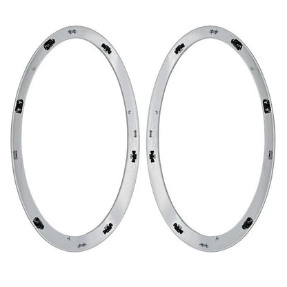 Headlight Trim Ring Set 2 x for Mini Cooper F55 F56 F57 (2014-2023) Chrome Silver