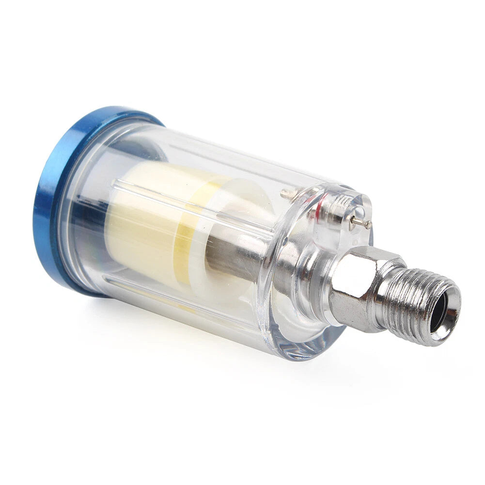 Inline Air Oil Water Filter Trap for Compressor Spray Paint Gun - Aluminum