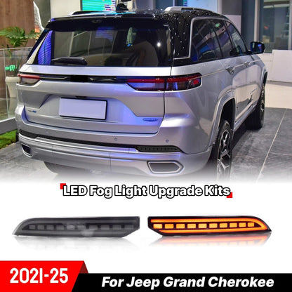 Smoke Lens Turn Signal LED Fog Light for Jeep Grand Cherokee (2021–2025)
