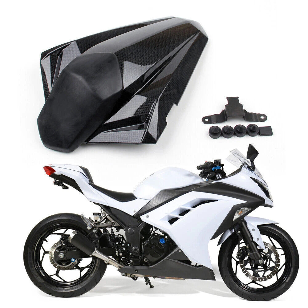 Rear Seat Cover for Kawasaki Ninja 300R / EX300R (2013-2024) Carbon Fiber