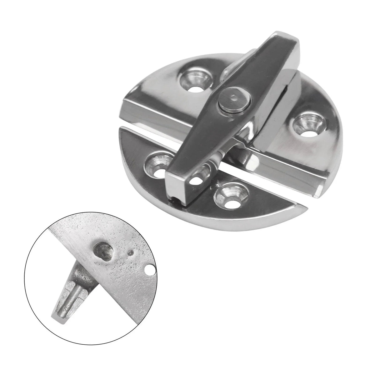Boat Door Catch with Twisting Lock for All Models Heavy Duty 316 Stainless Steel