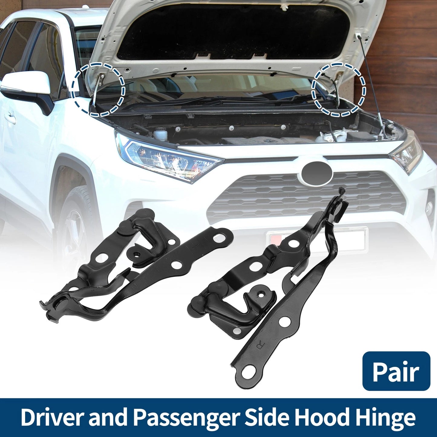 Hood Hinges 1 Pair for Lexus ES350 (2007-2012)