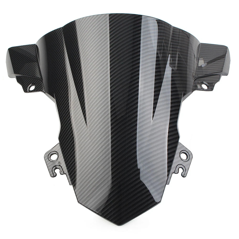 Black Carbon Fiber ABS Windshield for BMW S1000RR (2015-2018)