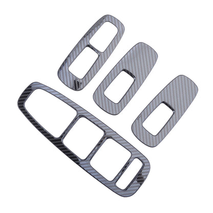 4 x Stainless Steel Window Switch Panel Covers for Hyundai Sonata (2020-2021)