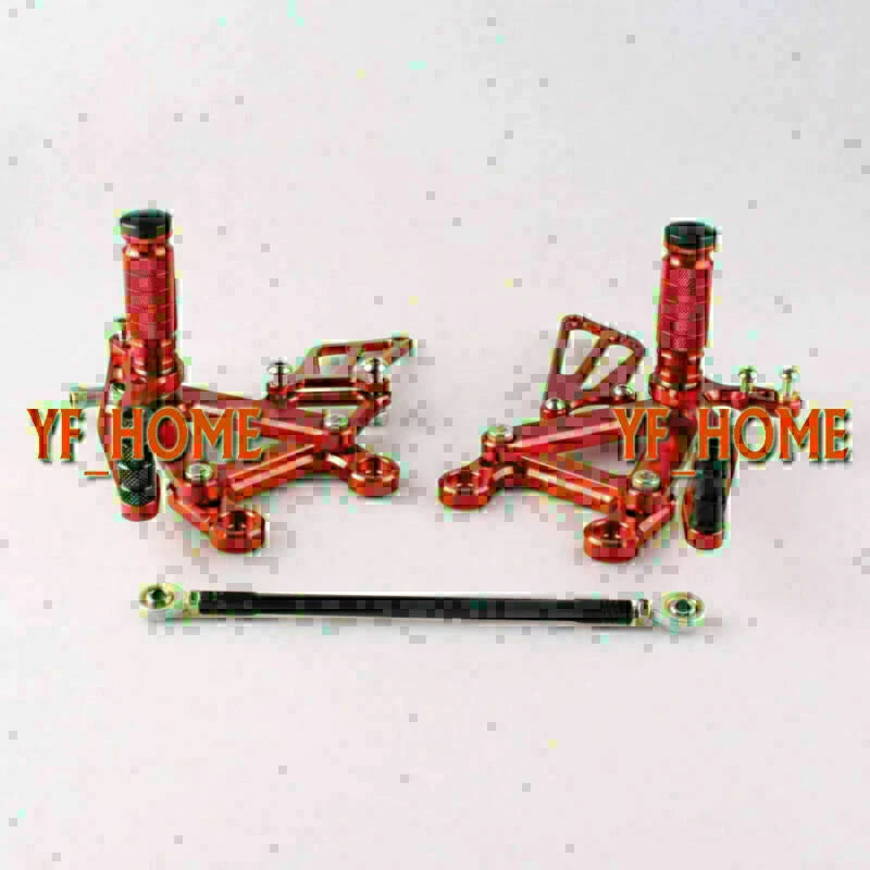 Rearsets Footrest Pegs for Kawasaki Ninja ZX6R (2003-2004) - Red