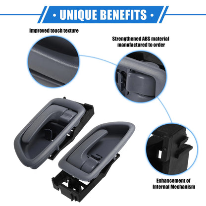 Automotive Interior Door Handles for Toyota Sequoia (2004-2007) Gray