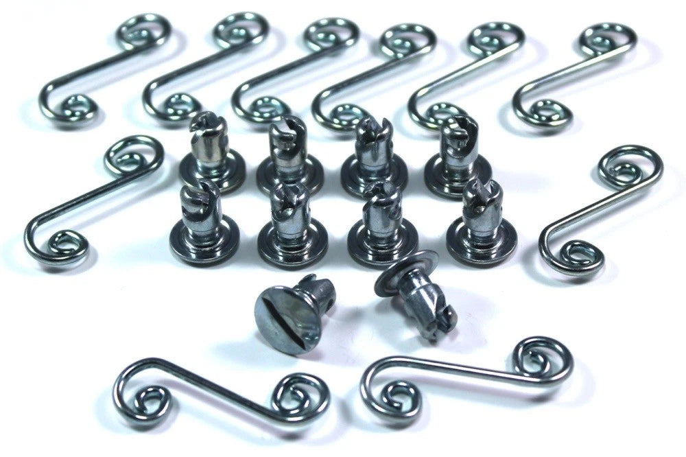 dzus 10x Attaches Moto Démontage Rapide Quart de Tour Fendue D4 AJ5 for Moto