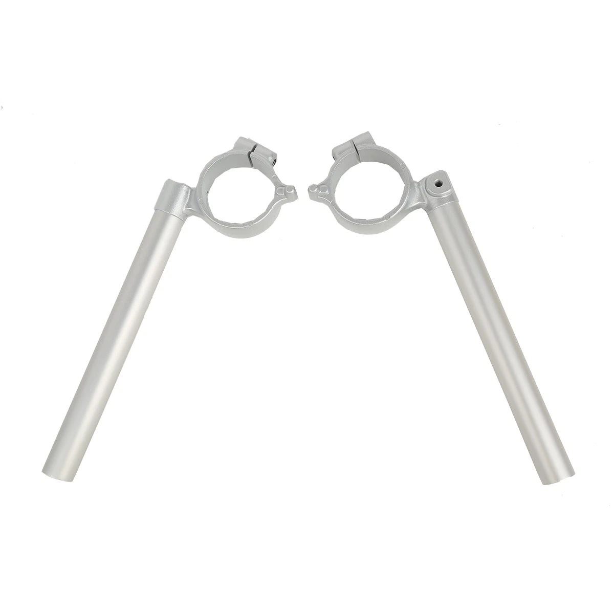 Silver Clip-On Handlebars for Suzuki GSXR600 750 (2006-2010)