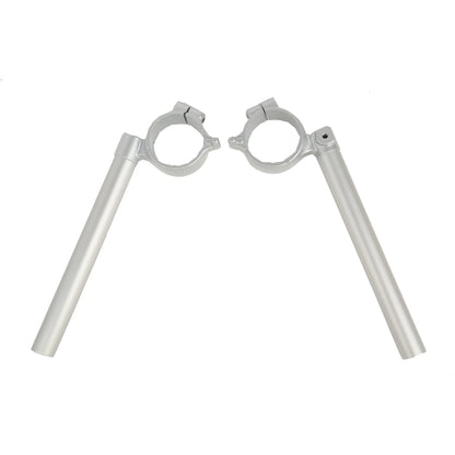 Silver Clip-On Handlebars for Suzuki GSXR600 750 (2006-2010)