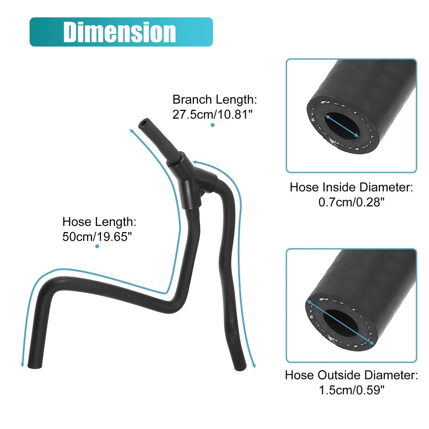 Radiator Surge Tank Inlet Hose for Cadillac ATS CTS, Chevrolet Camaro