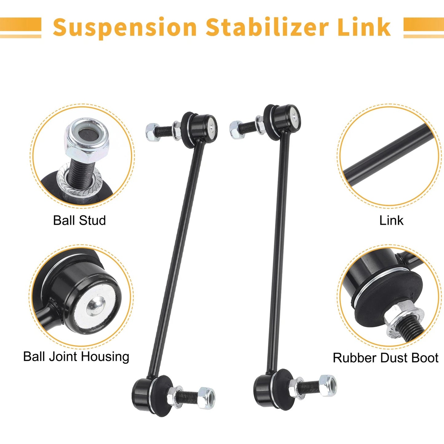 Front Sway Bar Links for Ford Ecosport (2013-2023)