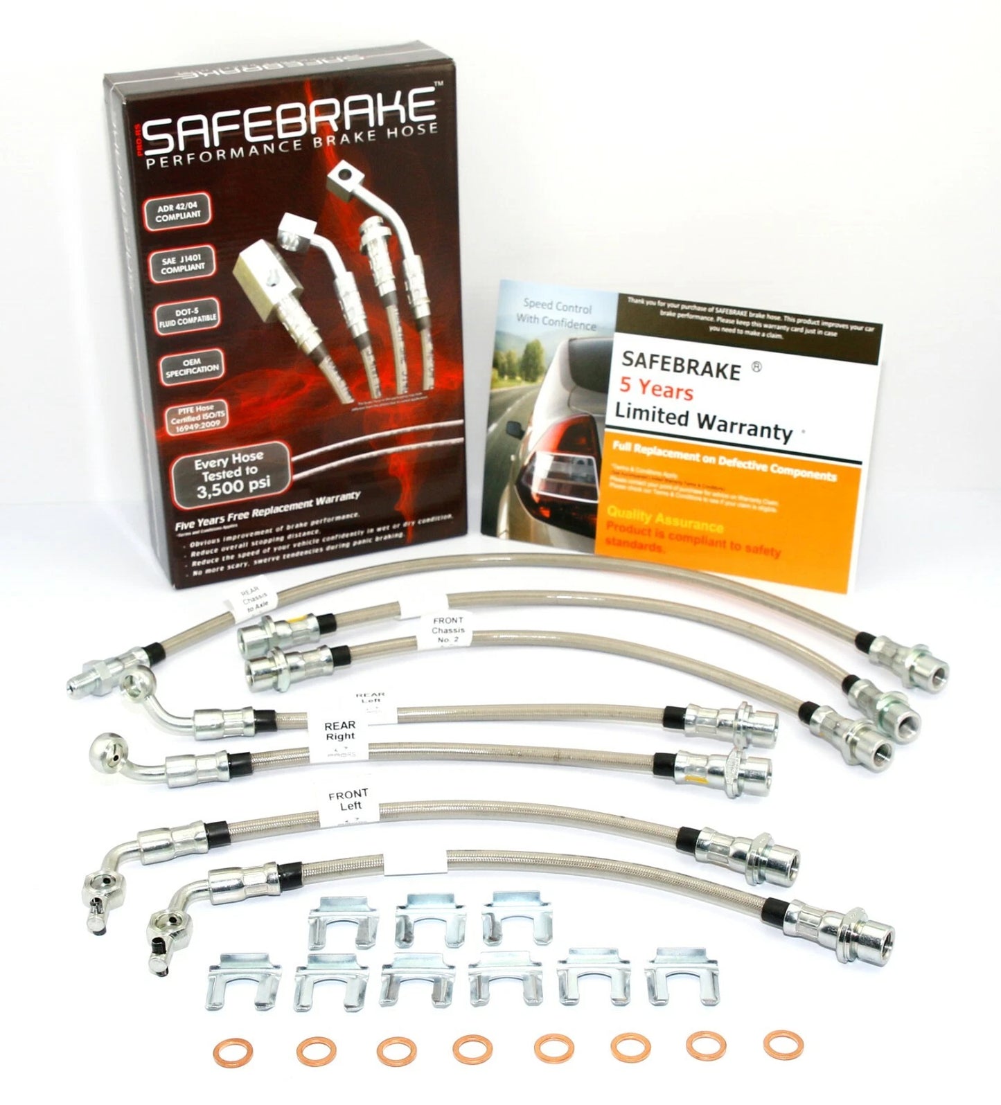 Brake Line Kit for Landcruiser VDJ76/78/79R (ABS, 3 Inch Lift) (2007-2023)