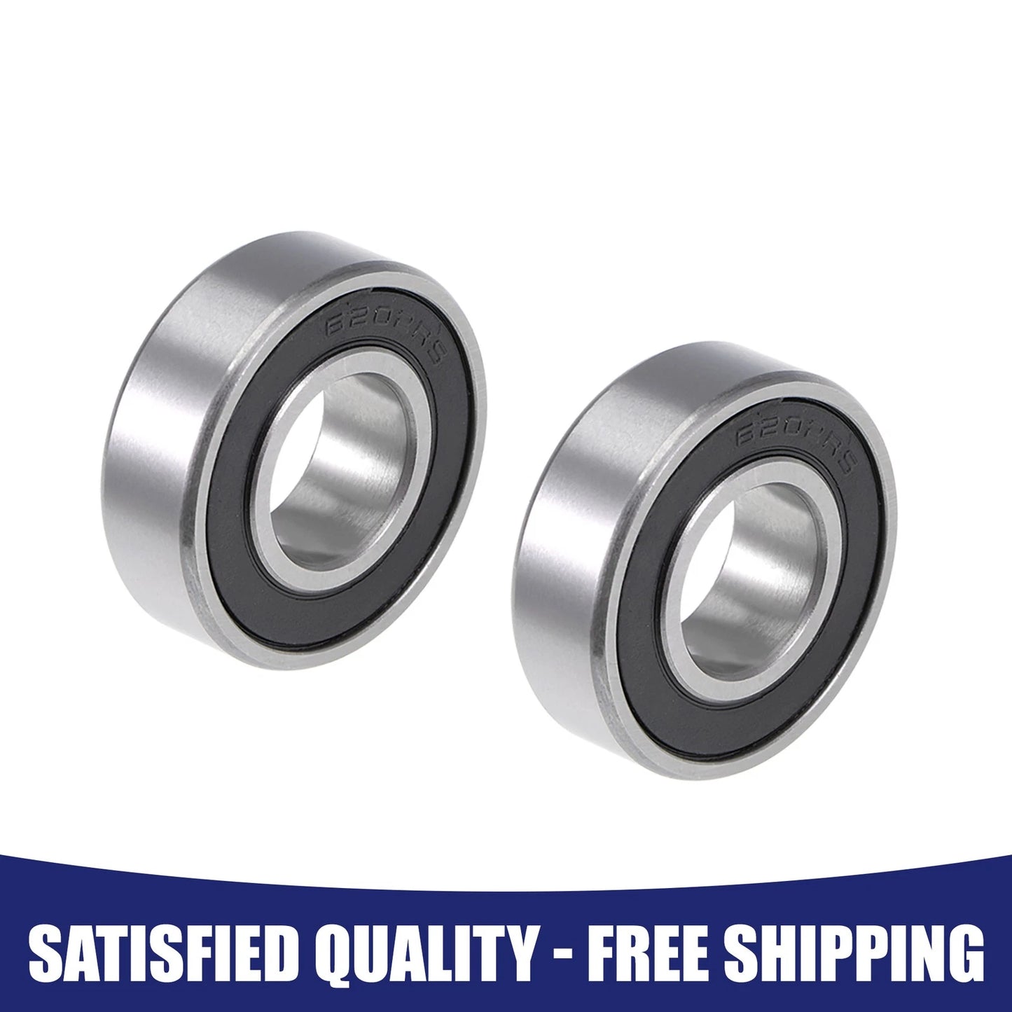2 x Ball Bearing 15x35x11mm Double Sealed ABEC-3 Bearings for Bicycle