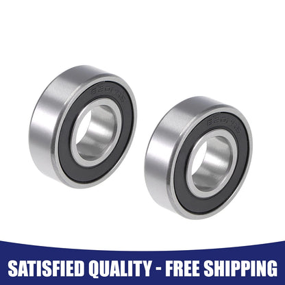 2 x Ball Bearing 15x35x11mm Double Sealed ABEC-3 Bearings for Bicycle