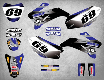 Custom Graphic Kit STEEL STYLE Decals Stickers for Yamaha TTR 110 (2008-2023)