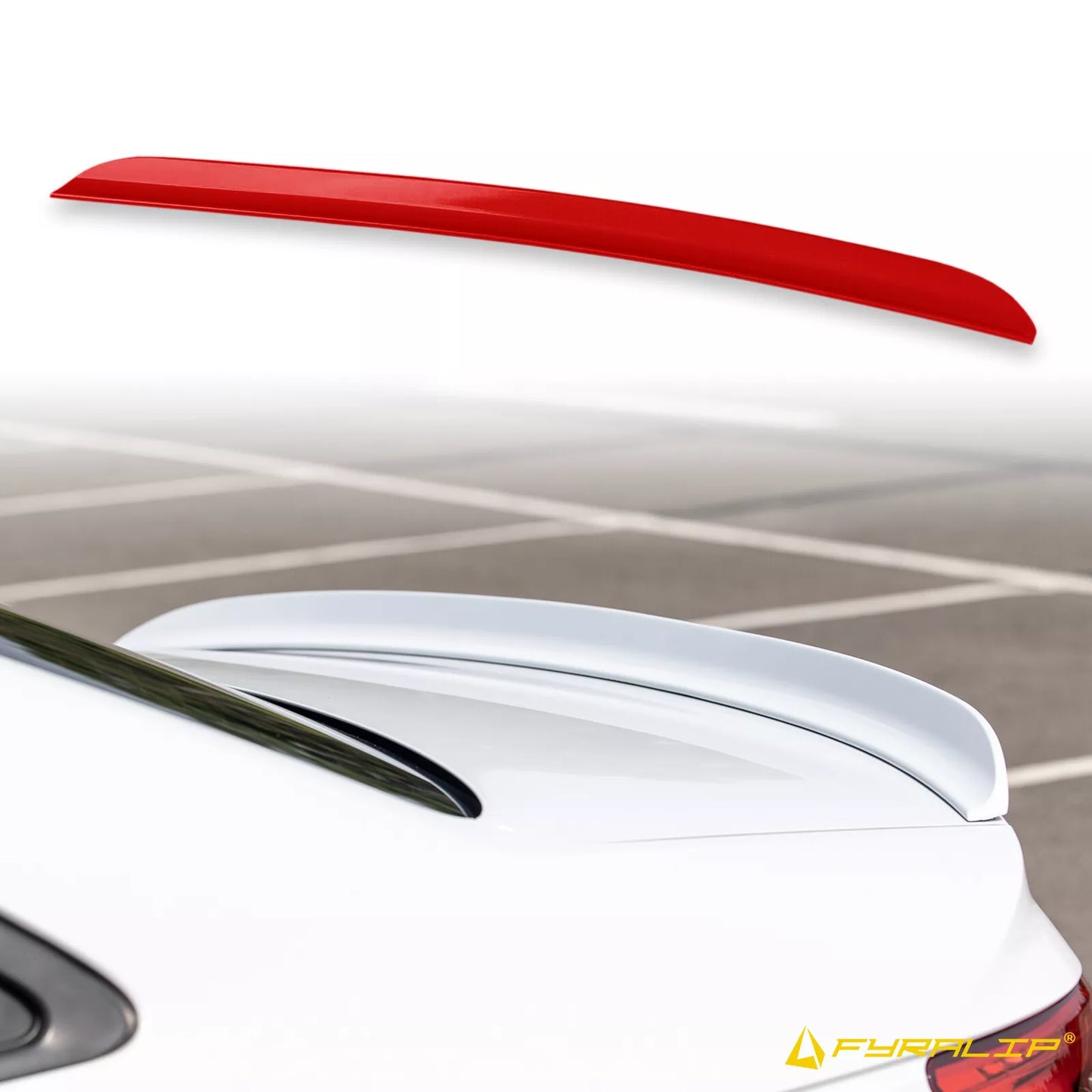 Boot Lip Spoiler for Mazda MX5 NC (2005-2015) Red A4A