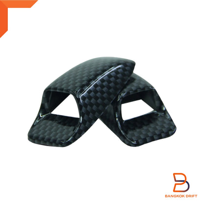 Carbon Fiber Washer Jet Covers for Mitsubishi Triton, Lancer, Galant (MJ-ML)