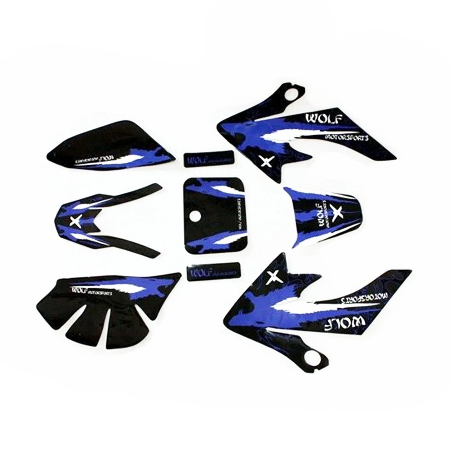 3M Wolf Decal Graphics Sticker for CRF50 Fairing Plastic Dirt Bike