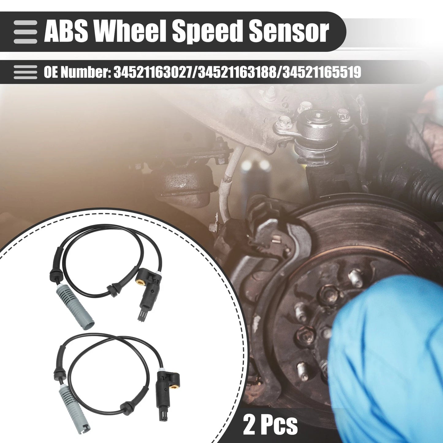 Front Left Right ABS Sensor for BMW 318i (1992 - 1998)