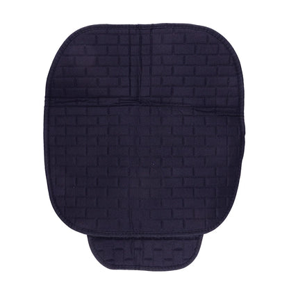 Black Car Front Seat Cushion Covers Set for Universal Fit ()