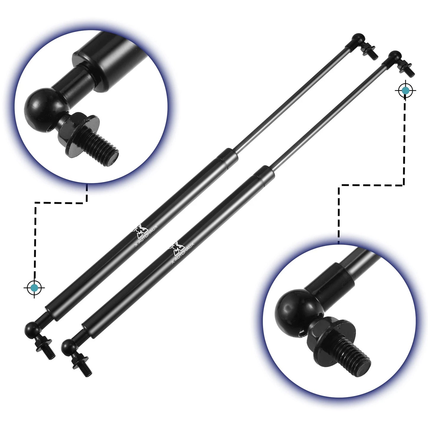 Front Hood Gas Lift Supports for Toyota Mark