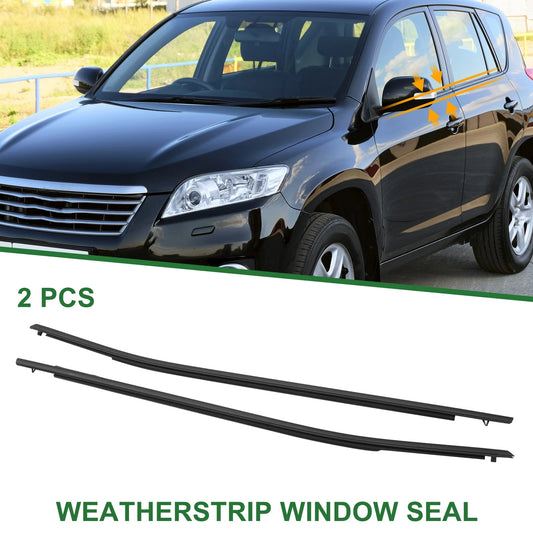 2 x Front Left & Right Weatherstrip Window Seal for Toyota Rav4