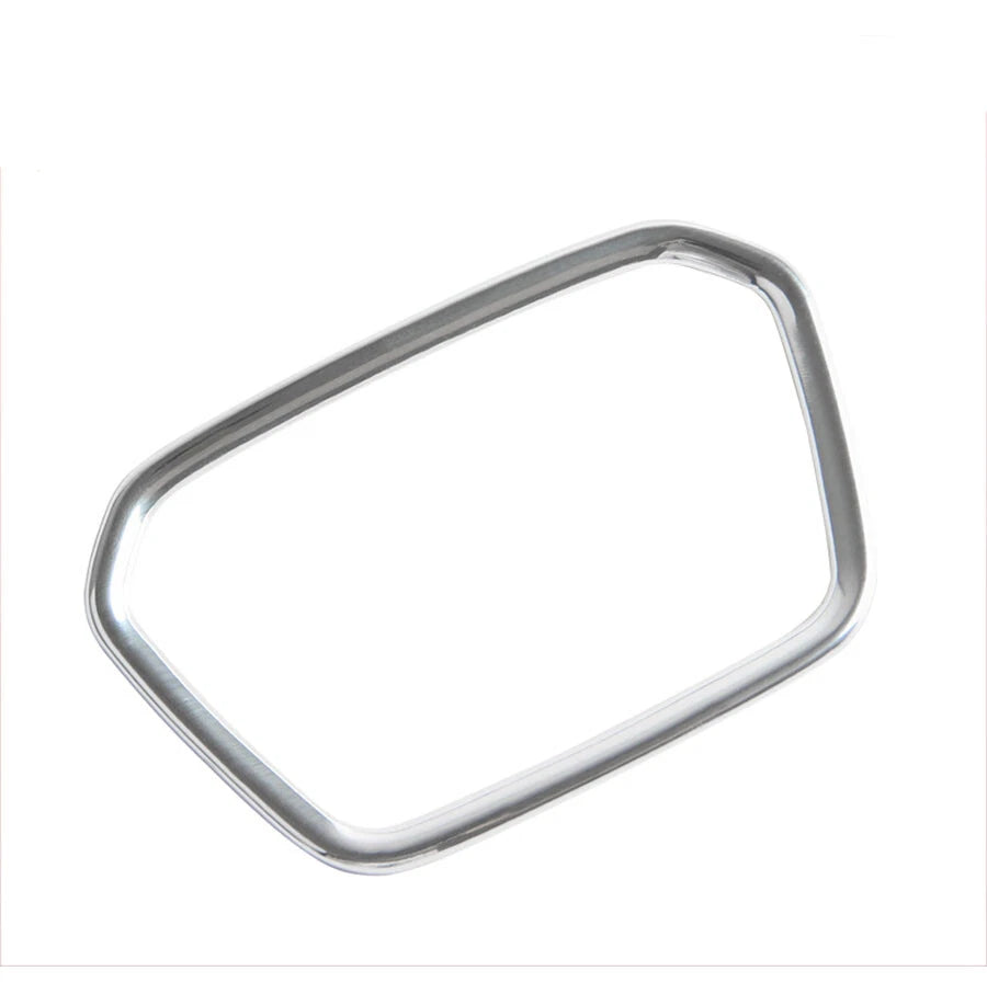Silver Center Steering Wheel Logo Trim Sticker Aluminum Fit For Audi Q5 Q7 2018+