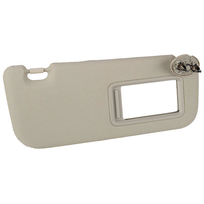 Beige Right Sun Visor with Makeup Mirror for Toyota Corolla (2009-2013)