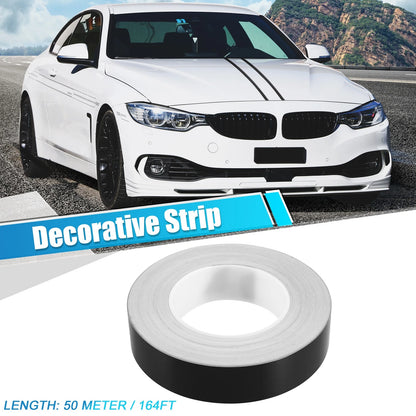 1.2" Width 164ft Length Waterproof Black Decorative Strips for Car Motorcycle