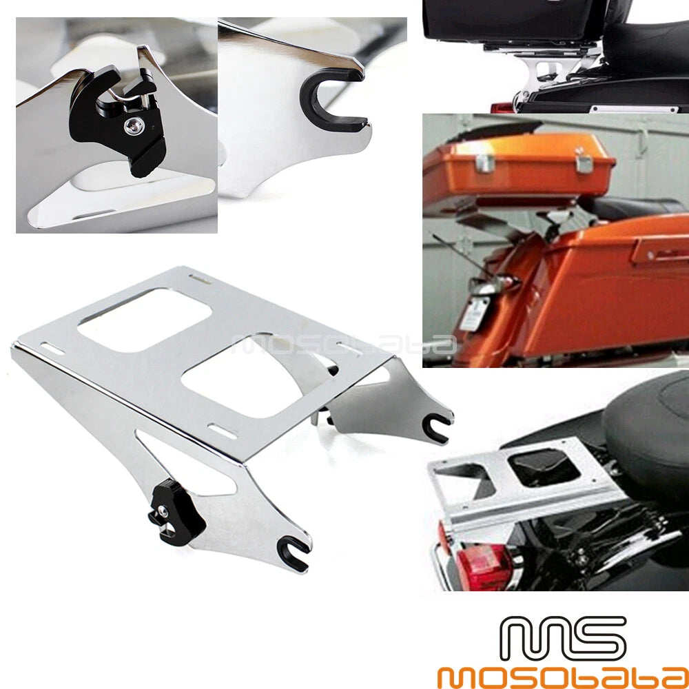 Chrome Luggage Rack for Harley Touring Street Glide Road King (2014-2020)