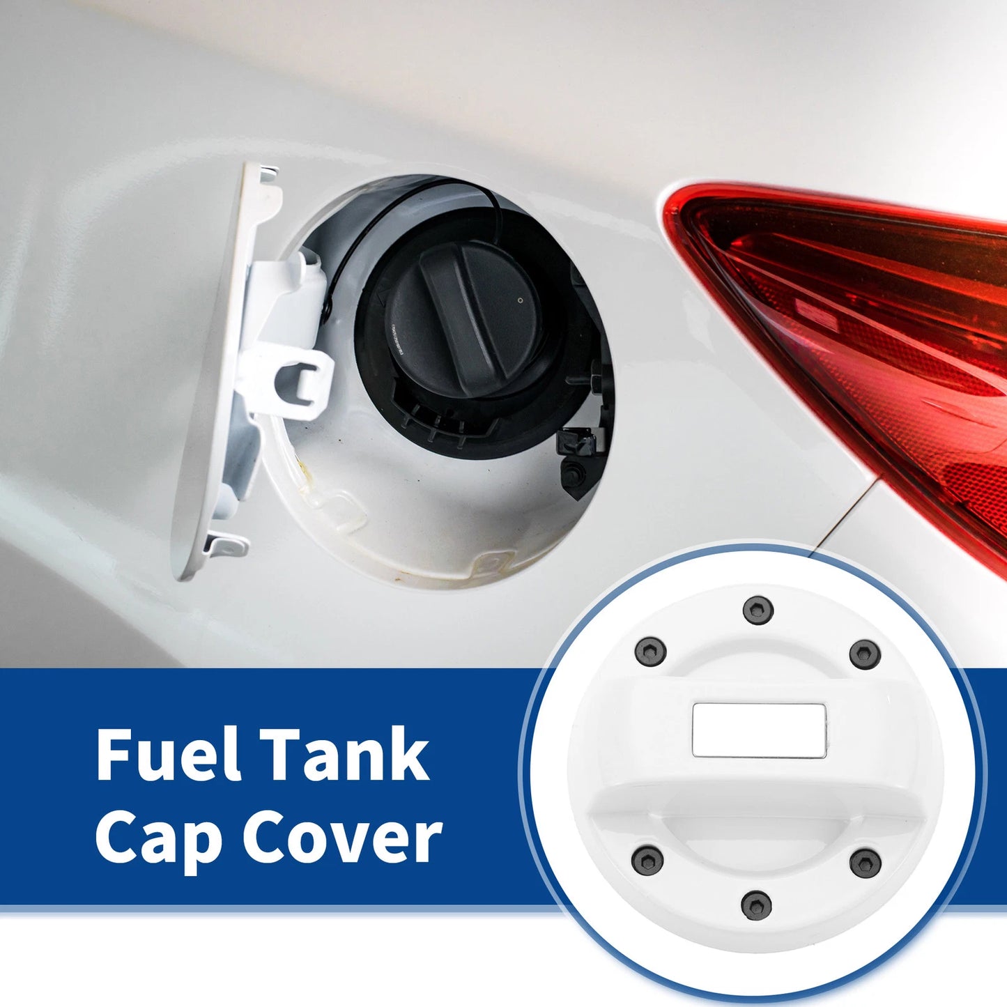 Metal Plastic Gas Fuel Tank Cap Cover for Suzuki Jimny (1998-2023)