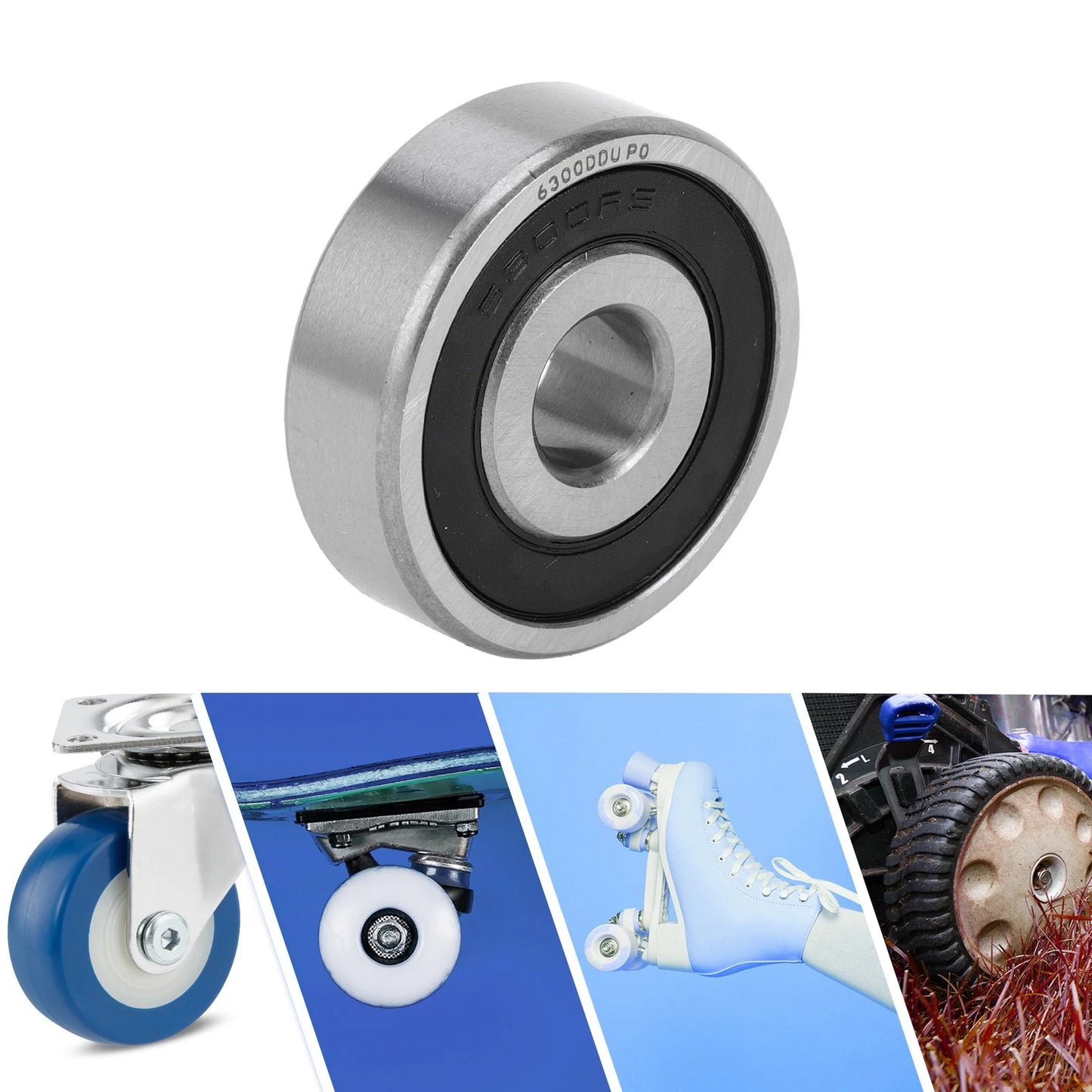 Deep Groove Ball Bearings 10x35x11mm for Scooter Skateboard Wheel