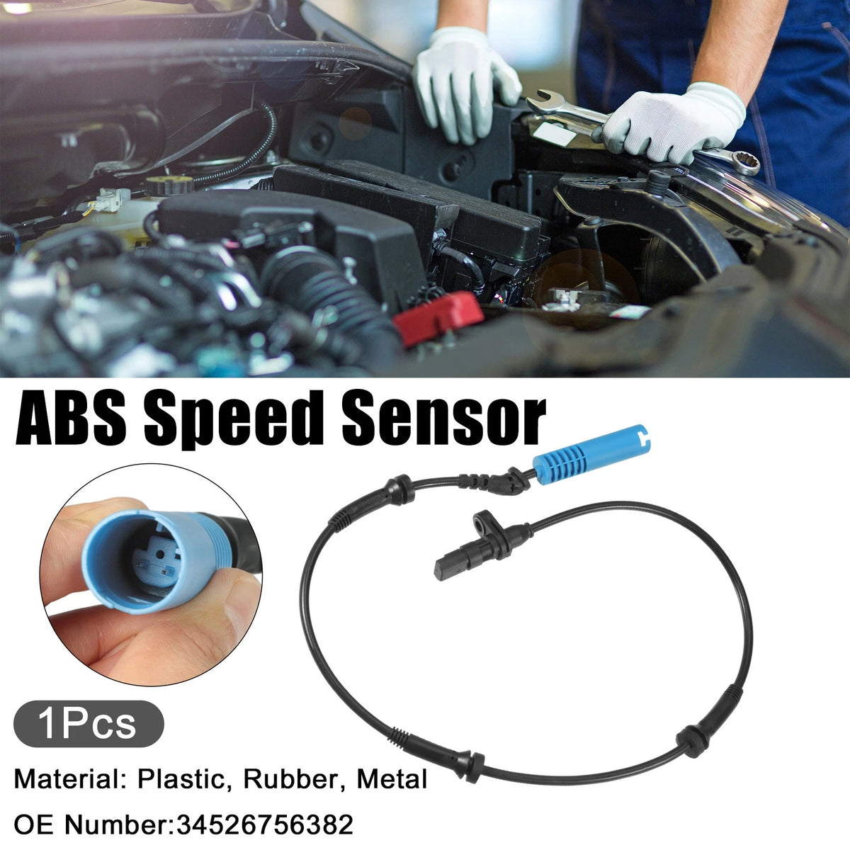 ABS Wheel Speed Sensor for BMW 325i 325xi 2.5L 330i 330xi 3.0L