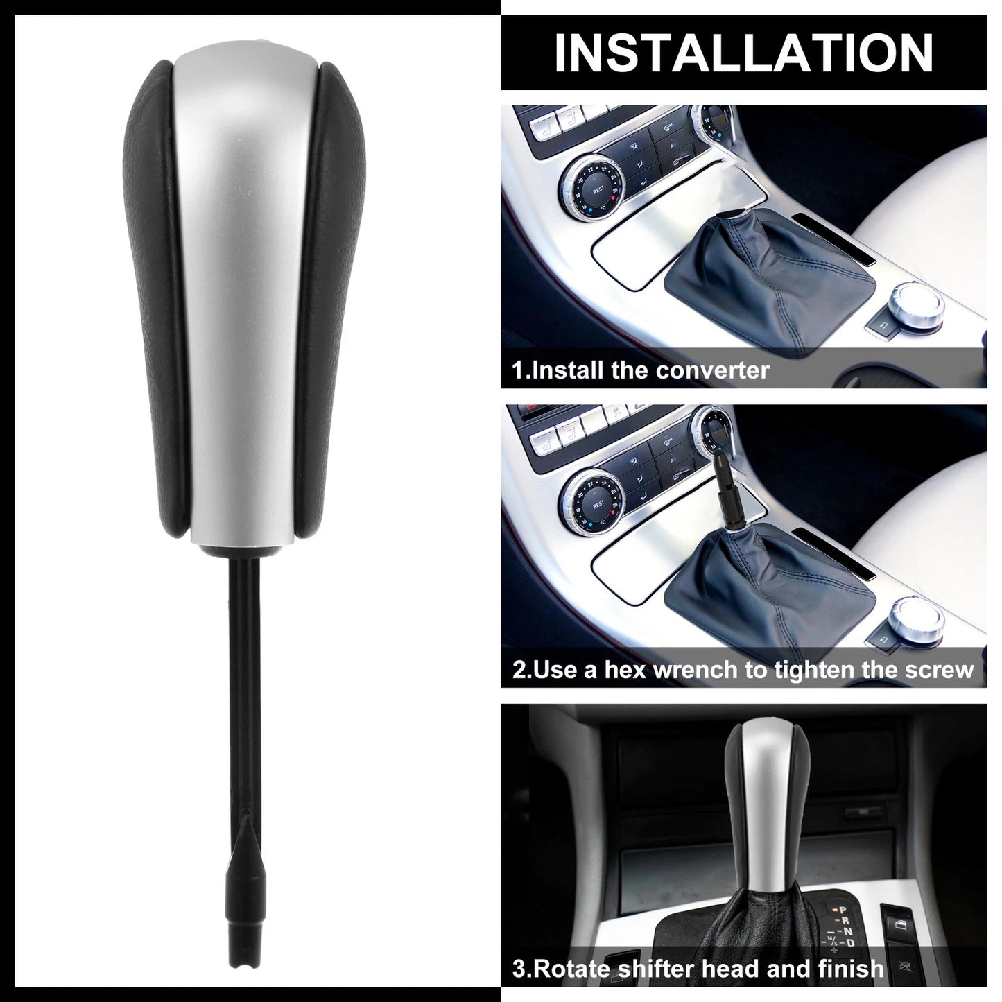 Faux Leather Gear Knob for BMW X5, 525i (2000-2006)