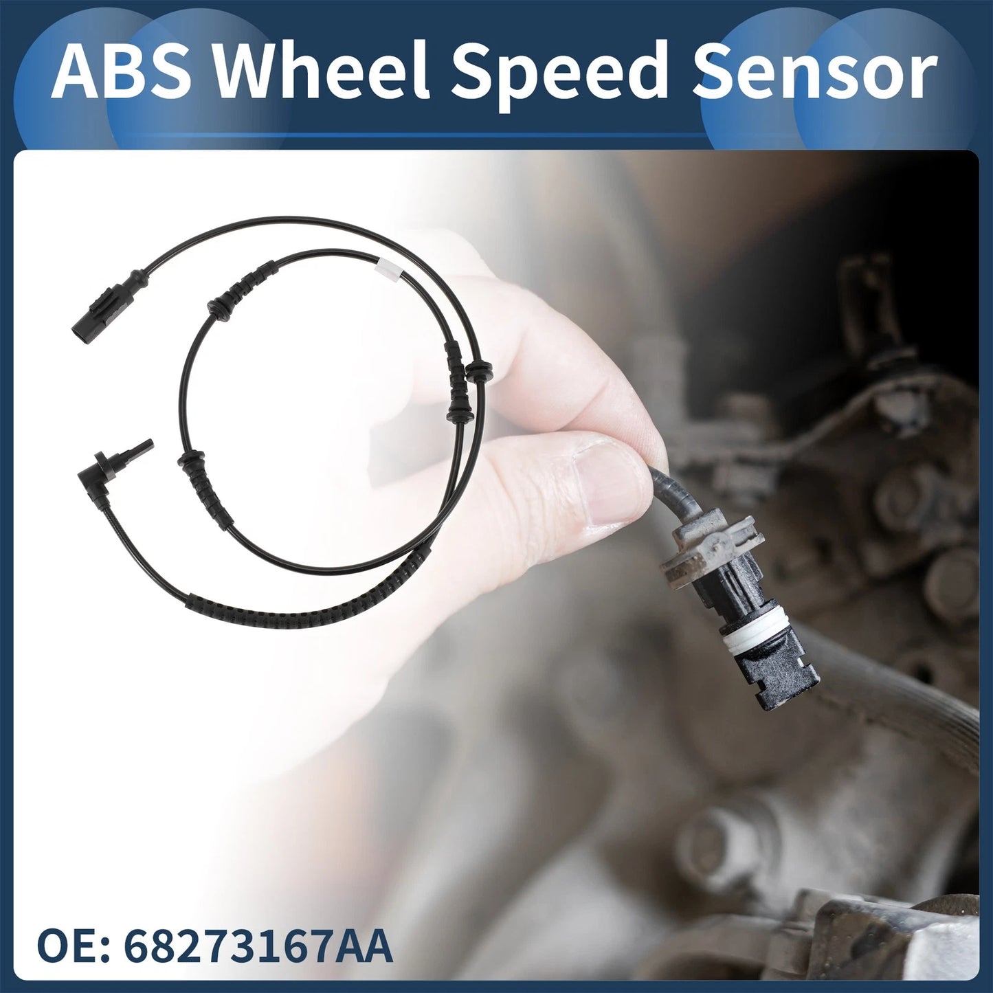 ABS Wheel Speed Sensor for Jeep Renegade 2015-2018 (2 x Rear Sensors)