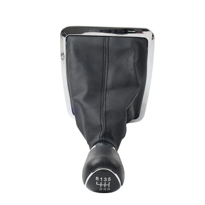 Gear Knob & Leather Dust Boot Cover for Ford Focus Mk2 2005-2012 6 Speed