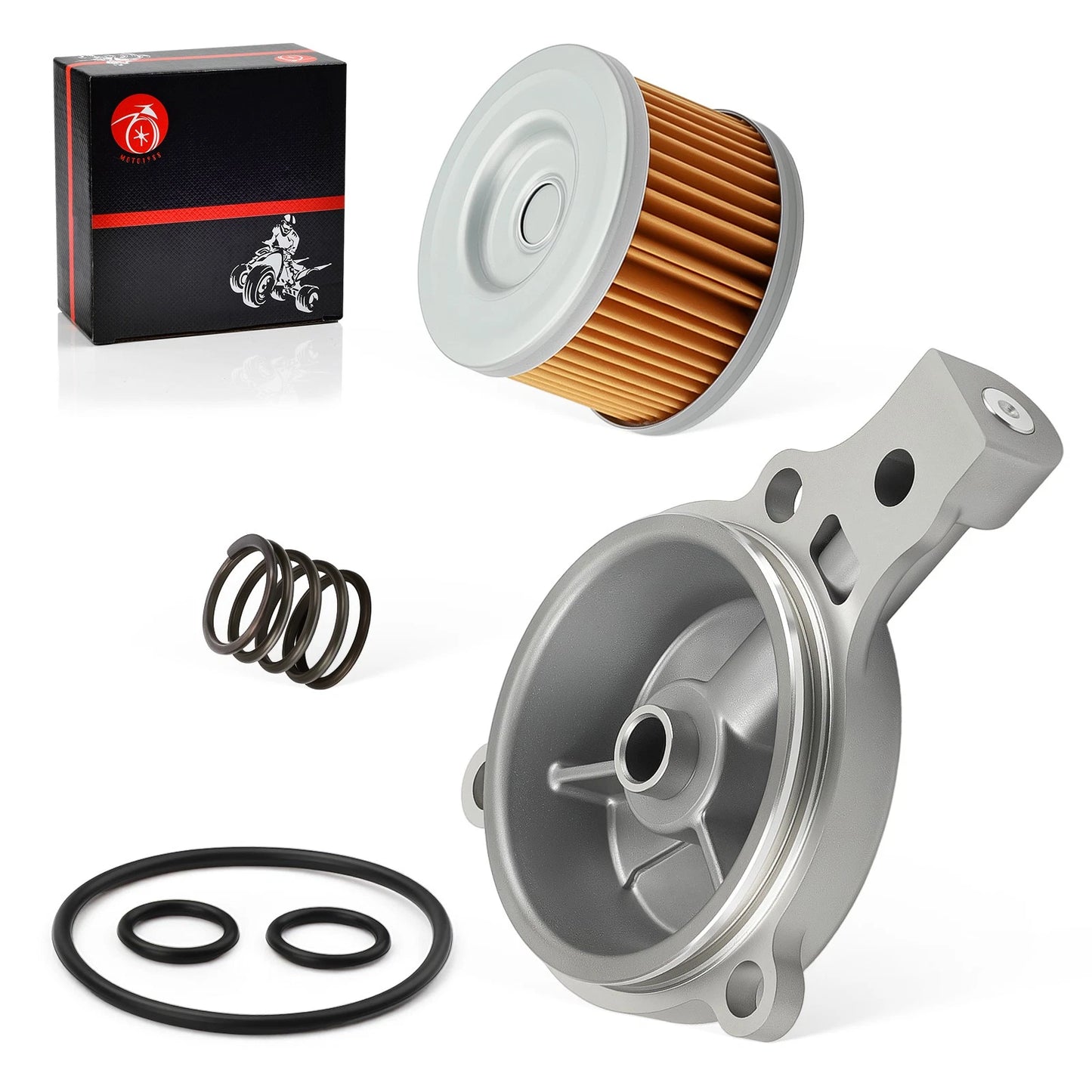 Oil Filter Cover O-Ring Spring for Honda Rancher 350 TRX350FE/FM/TE/TM 2000-2006