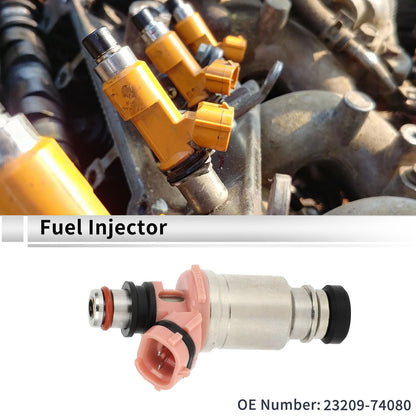 Fuel Injector for Lexus LX450 4.5L (1996-1997) 1 x Pink Silver Tone