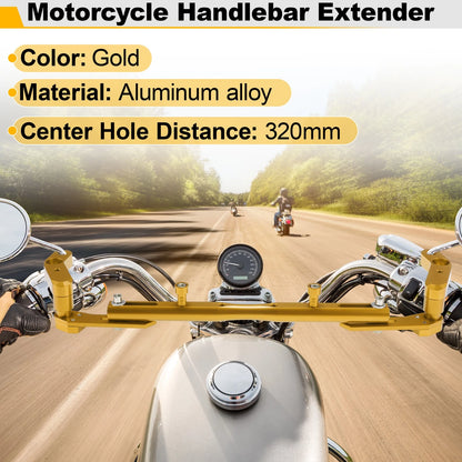 Bracket 320mm Center Hole Balance Handle Bar Extender for Motorcycle