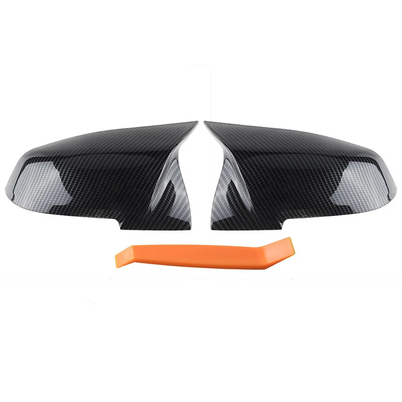 Carbon Fiber Rear Mirror Cover Caps for BMW F20 F21 F22 F30 F32 F36 X1 M3 (2012-2020)